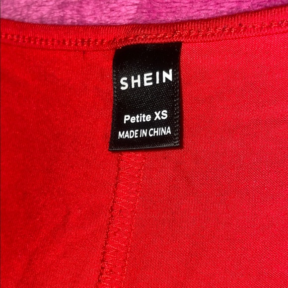 Red Long Sleeve Jumpsuit - Picture 2 of 3